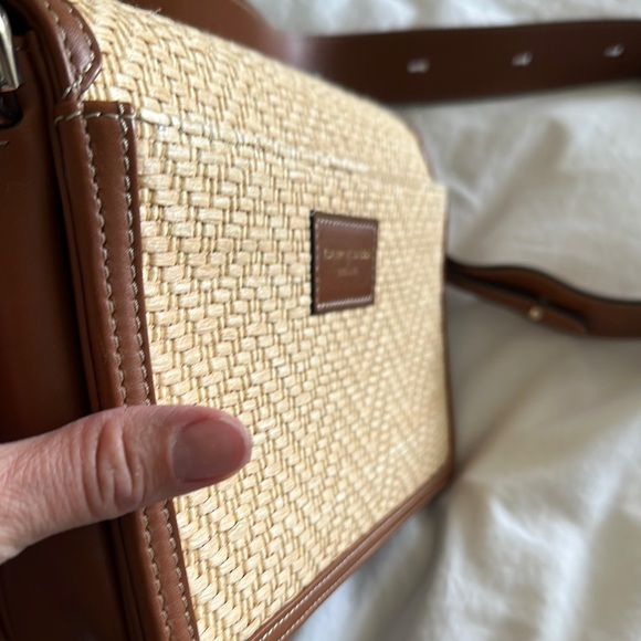 Aspinal of London Crossbody Raffia Bag - Picture 14 of 16